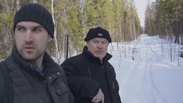 Поход в лес в избу весной с отцом. Часть 2/2 (зима, лес, охота) смотреть онлайн