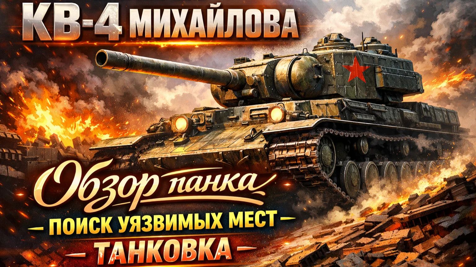 🎮МИР ТАНКОВ\8 lvl Тяжёлый танк КВ-4 Михайлова - ветка советских сверхтяжей, разбор танка, боёв! смотреть онлайн