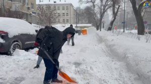 Команда СВАО ликвидирует последствия снегопада 29.01.2026