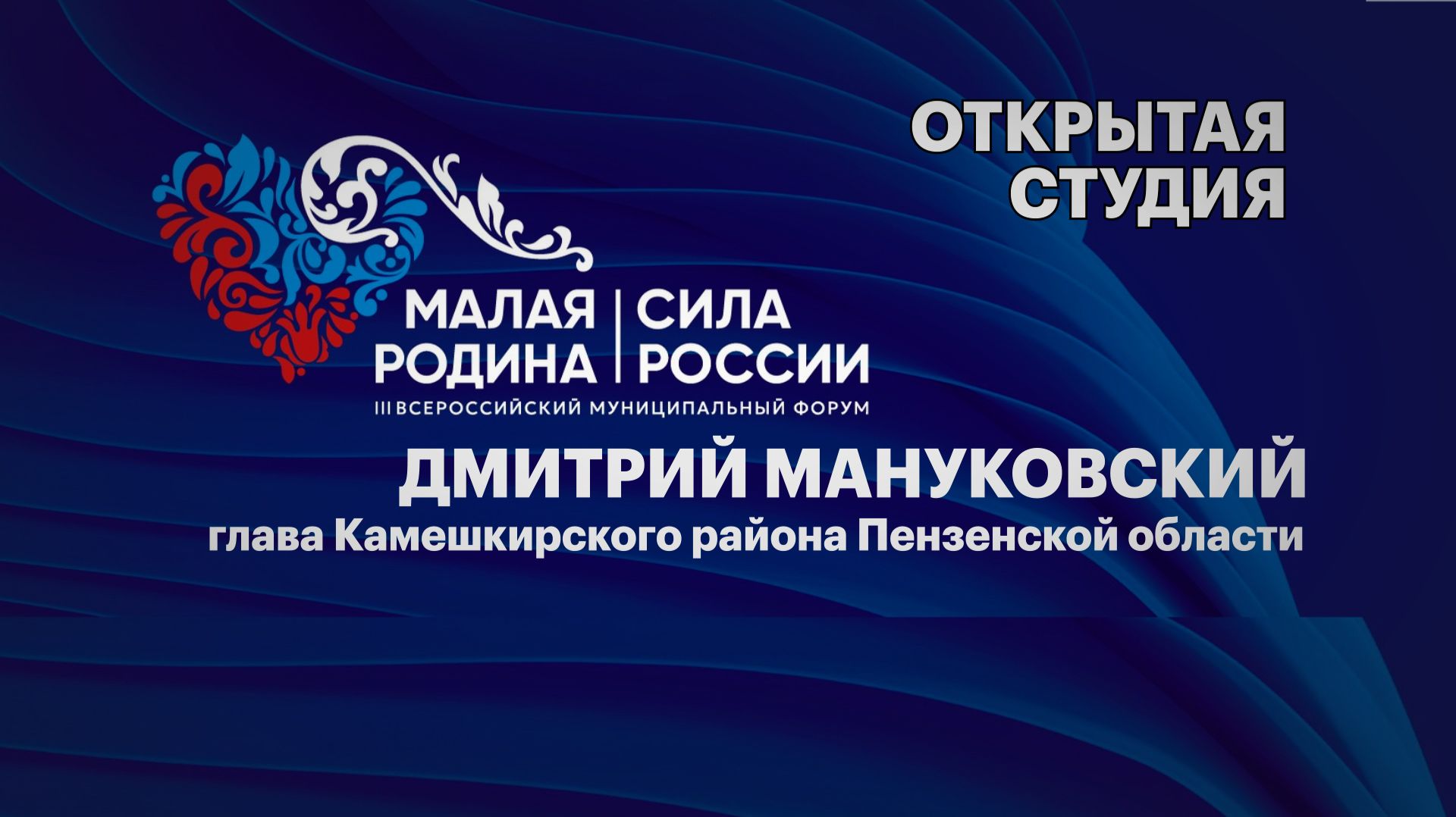 Интервью. Дмитрий Мануковский, глава Камешкирского района Пензенской области смотреть онлайн