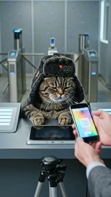 Кот на КПП будущего смотреть онлайн