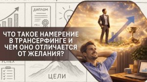 Что такое намерение в Трансерфинге и чем оно отличается от желания?