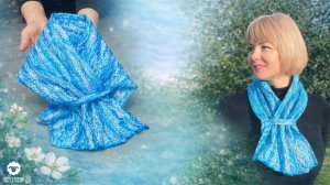 Как свалять двуслойный шарф без сложной раскраски