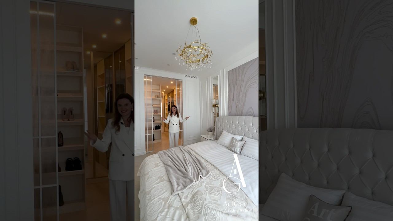 Спальня мечты с гардеробной!ПОДПИСЫВАЙСЯ #ремонтквартир #дизайнквартиры #ремонтдома #дизайндома смотреть онлайн