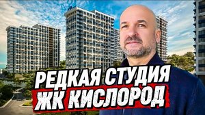 Редкая студия. Квартира с ремонтом в Сочи. ЖК Кислород