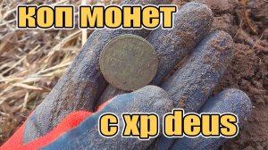 Это место не били! Коп монет удался. Хорошие находки с металлоискателем XP Deus