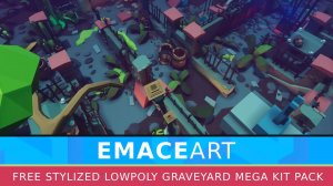 Asset Unity - Fantasy Cemetery & Necropolis Pack Lite: 3D (3D-ресурсы для RPG и приключенческих игр)