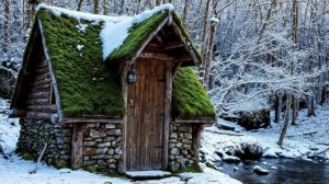 Один в лесу, каменный дом у реки от замысла до воплащения.