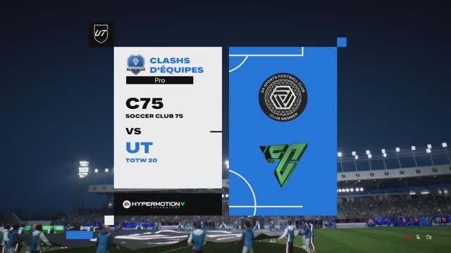 Clash Equipe • Soccer Club 75 🆚 TOTW 20
