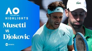 28.01.2026 | ОБЗОР ИГРЫ | Лоренцо Музетти - Новак Джокович | 1/4 финала | AO 2026 | Highlights