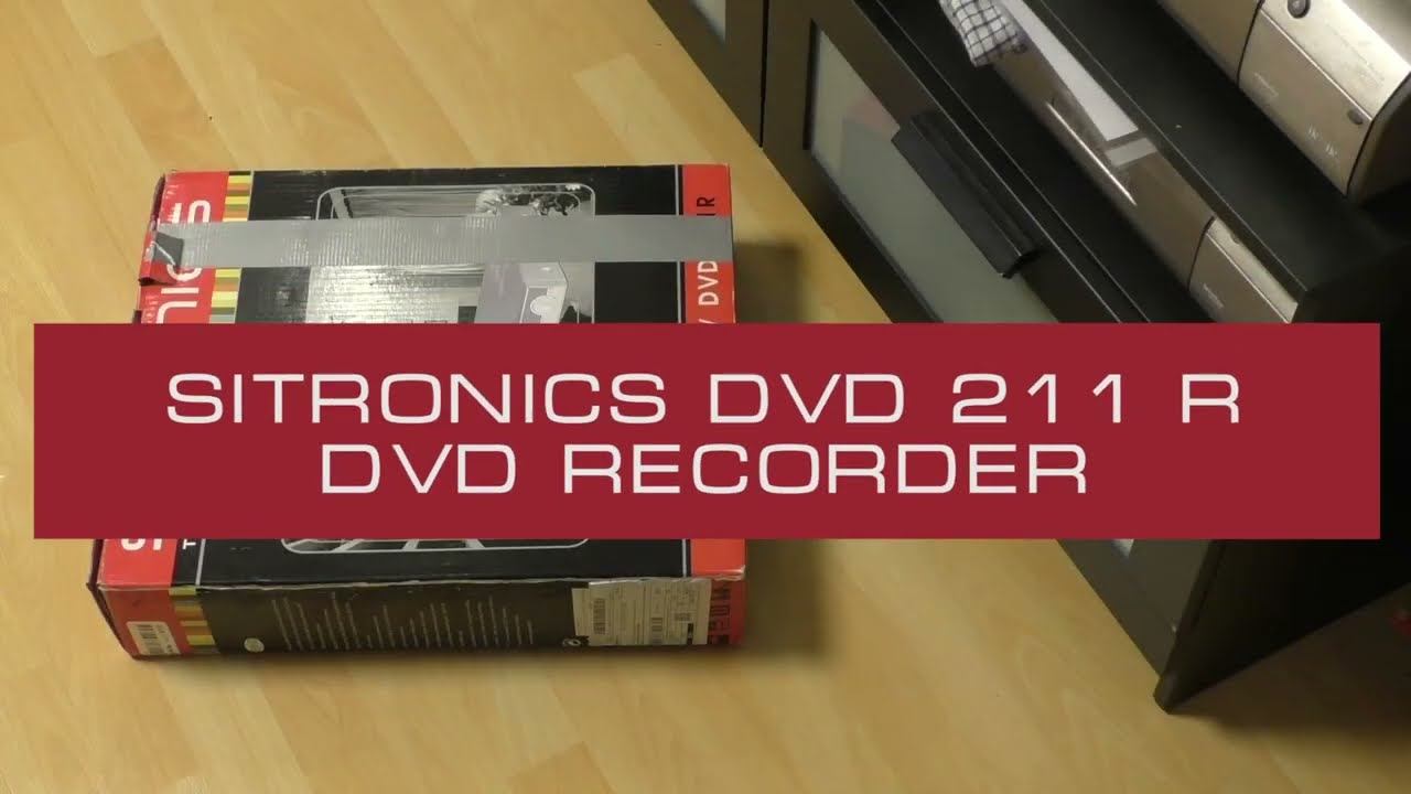 Распаковка DVD рекордера Sitroniсs DVD 211 R