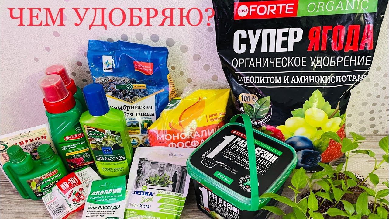 УДОБРЯЮ рассаду и огород. БЕЗ ЗАМОРОЧЕК! смотреть онлайн