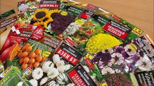 3ч. Обзор семян 2022! Овощи и Цветы!