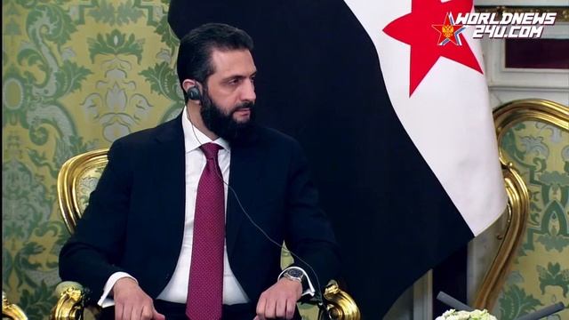 PUTIN AND AHMED AL-SHARAA DISCUSSED THE DEVELOPMENT OF RELATIONS BETWEEN RUSSIA AND SYRIA смотреть онлайн