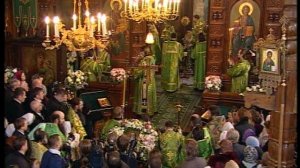 Божественная Литургия. Патриарх Кирилл. п.Вырица.