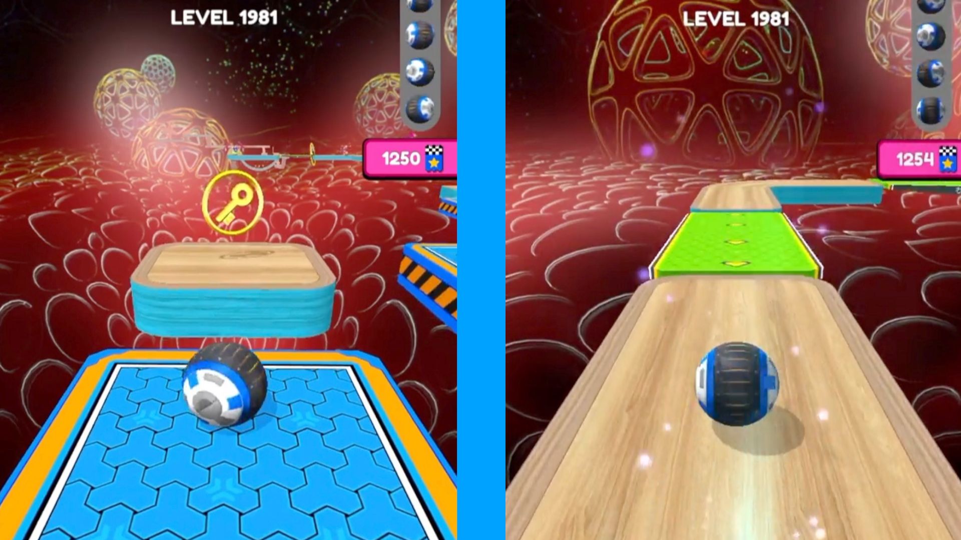 Going Balls Super Speed run Gameplay New Update Level 1981 смотреть онлайн