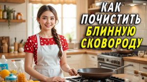 Как почистить блинную сковороду