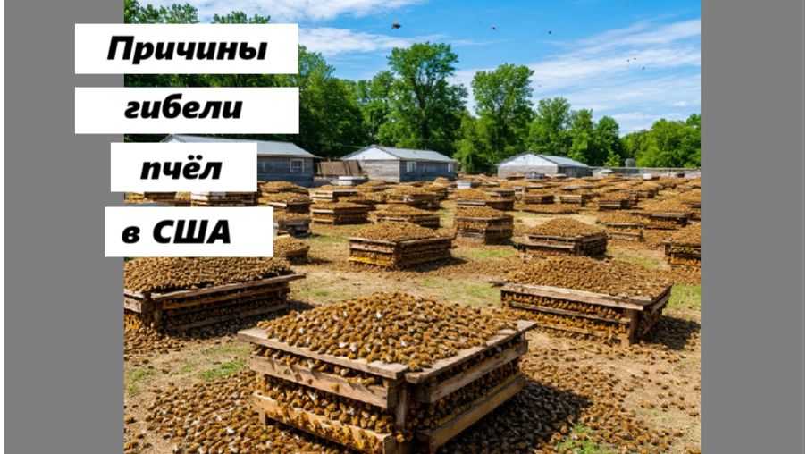Причины массовой гибели пчёл в США смотреть онлайн