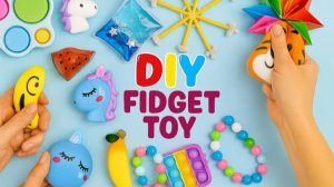 Хорошее настроение 😊 Идеи фиджет-игрушек от стресса ✨