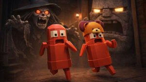 Я ИСПУГАЛСЯ ВЕДЬМУ в РОБЛКОС! Папа и ПОДРУГА воруют НОЧЬЮ в ДОМЕ но тут ЗЛАЯ ГОЛОВА!