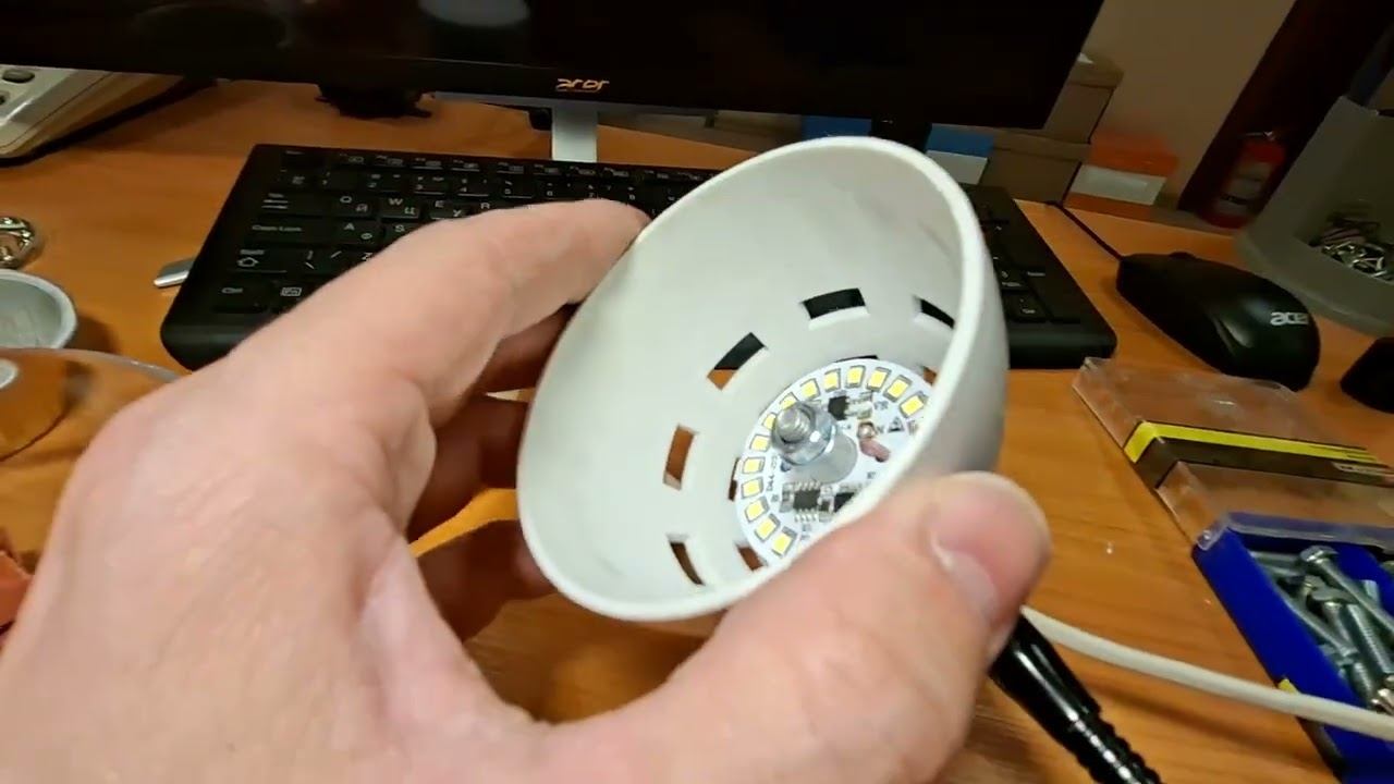 Самодельная настольная лампа смотреть онлайн