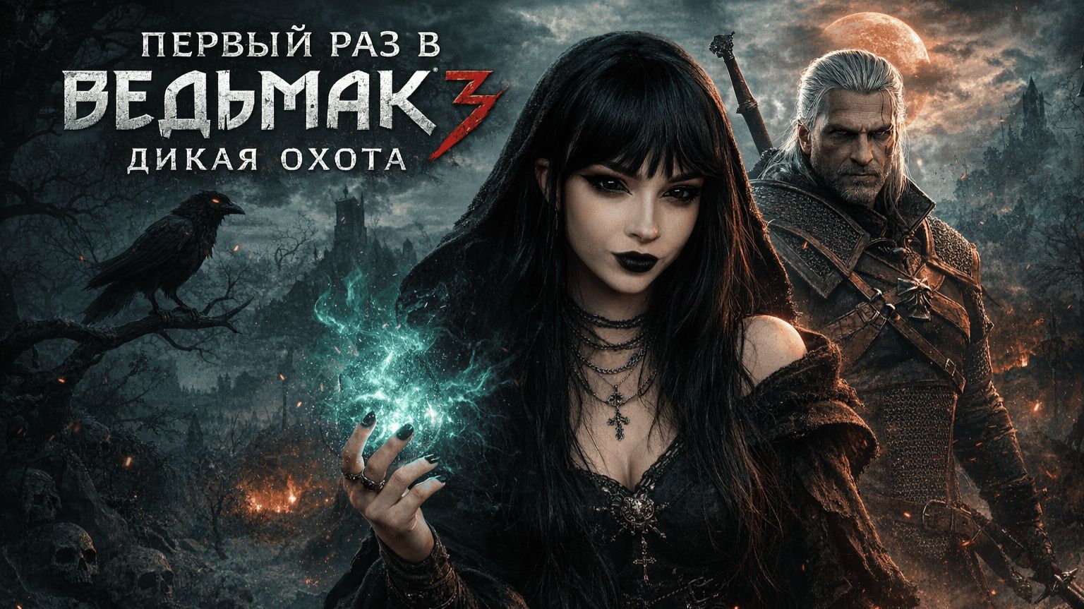 Первый стрим на Рутуб Ведьмак 3: Дикая Охота смотреть онлайн