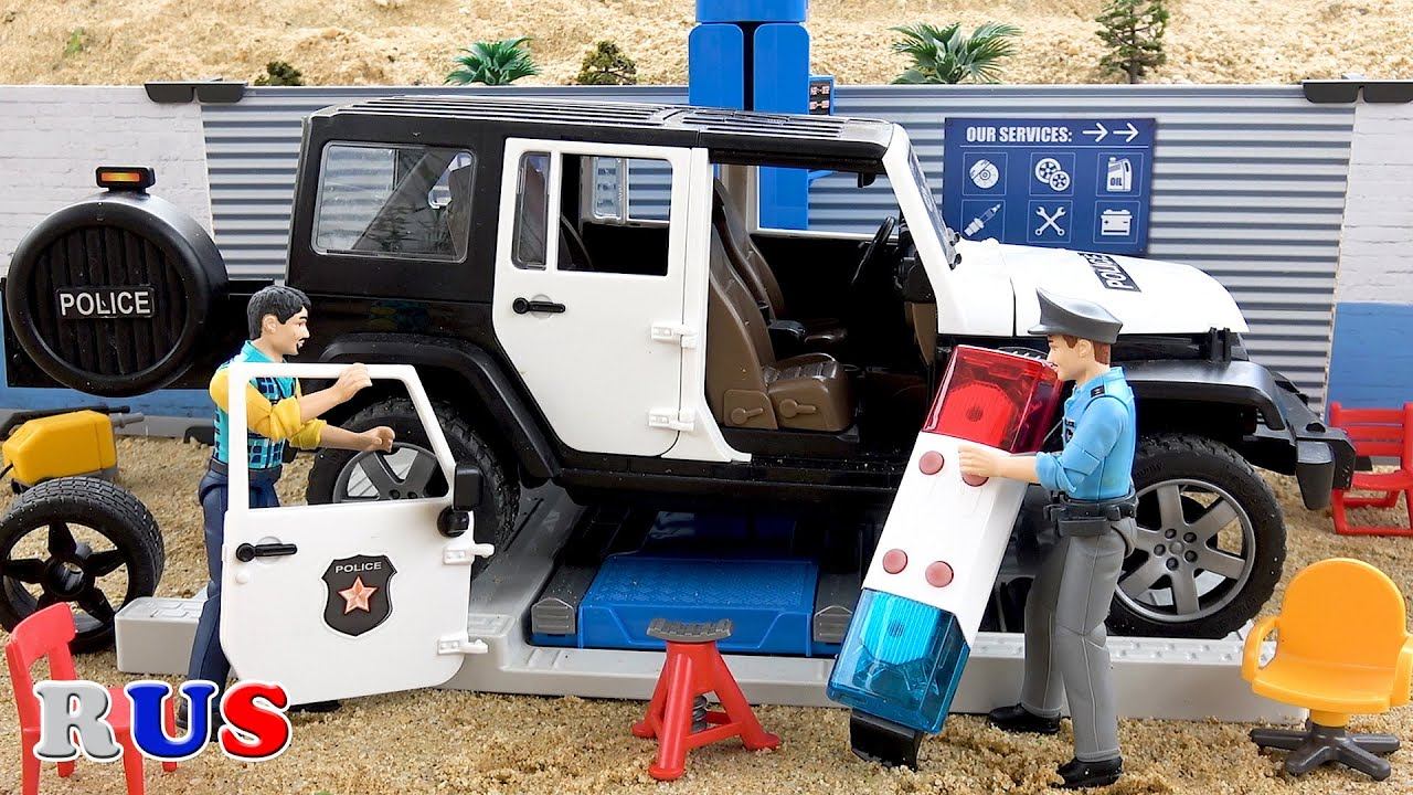 Полицейская машина и торнадо - Мультики про Машинки | BIBO и Игрушки