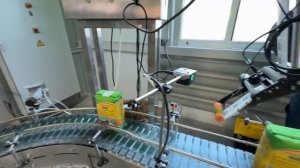 Автоматическая линия маркировки бакалейной продукции (мука). Эксперимент