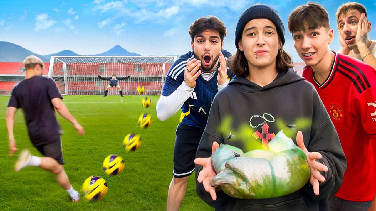 Футбольный челлендж на ПОЗОРНОЕ НАКАЗАНИЕ !
