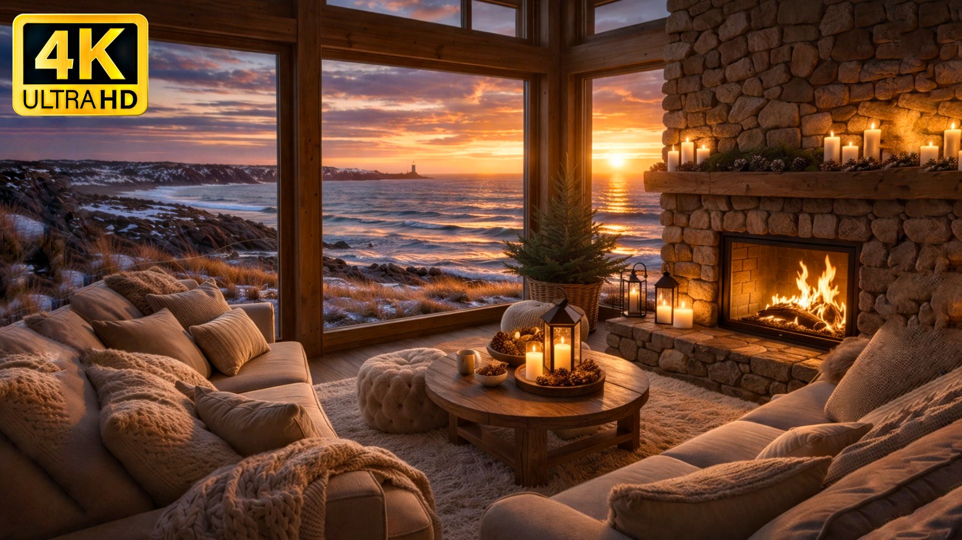 Камин 4K / Звуки Камина смотреть онлайн
