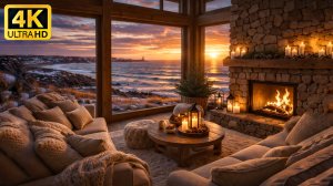 Камин 4K / Звуки Камина