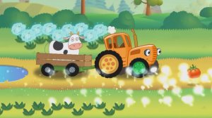 Мультики Для Детей, По Полям Под Песенки Катаем Животных