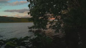 Закат над озером — звуки природы для сна и глубокого расслабления