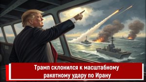 Трамп склонился к масштабному ракетному удару по Ирану