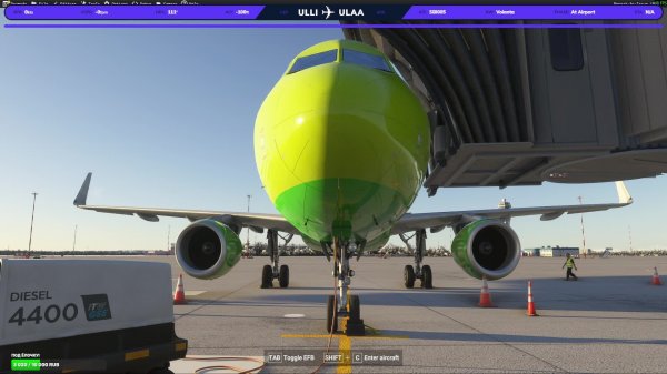 MSFS2024 Fenix simulations A320-214 SL, Vatsim, SBI005, St Petersburg(ULLI) - Arkhangelsk(ULAA)