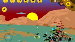 Stick War Legacy, миссия 510 (insane, супертяж, без баффов, гальванический скин)