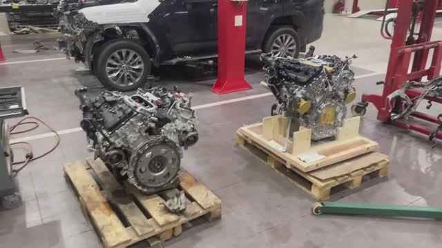 Замена двигателя Toyota Land Cruiser 300