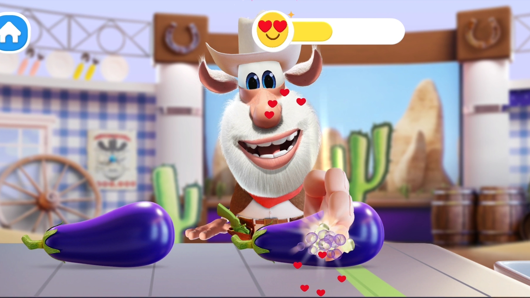 Буба повар готовим с Бубой. Прохождение часть 4. Буба повар. Игры для детей.