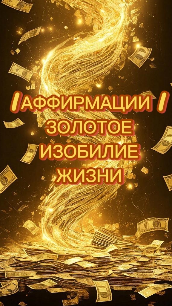Аффирмации | Золотое изобилие жизни