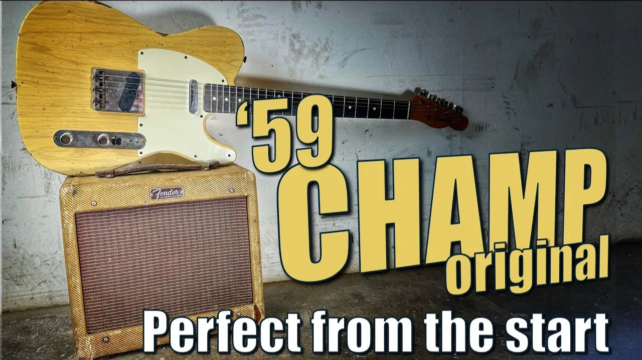 Оригинальный усилитель Fender Champ 1959 года - Хорош настолько, насколько бывает хорош усилитель