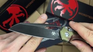 Нож реплика Microtech MSI Outbreak Aluminum Signature - обзор!