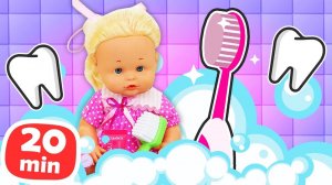 День в детском саду: Утро, купание и сон с куклами Беби Бон! 🌞🛁🌙