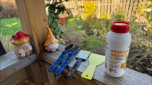 09.10.25 обработка сада, чем крашу, стрижка спиреи