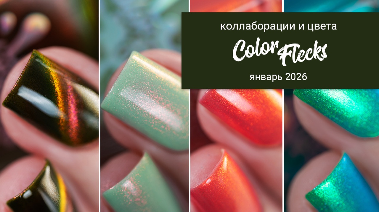 COLOR FLECKS январь 2026 || МОИ (и не только) КОЛЛАБОРАЦИИ и ЦВЕТА