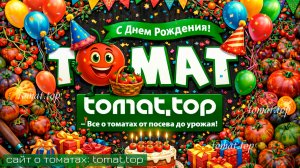 Нашему сообществу — 6 лет! Растём, цветём и плодоносим вместе. Tomat.top — всё о томатах!