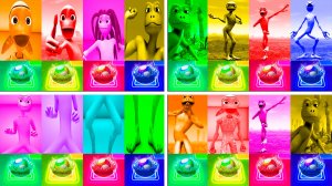 Зелёный Человек Танцует Dame Tu Cosita Music Video Megamix #41-44 в Tiles Hop - NoV