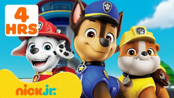 Щенячий патруль | лучшие моменты Чейза!  | 4 часа | Nick Jr. Cyrillic