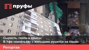 Сырость, гниль и крысы: ужасная реальность жителей рушащегося дома в Уфе