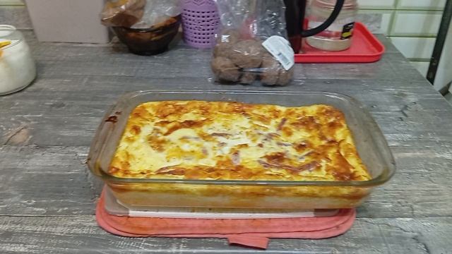 На ужин омлет с ветчиной в духовке 😋 смотреть онлайн