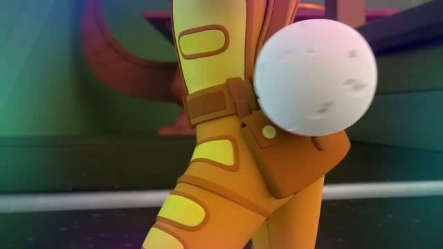 Spool dancing booty dance from the cartoon Fixiki disco